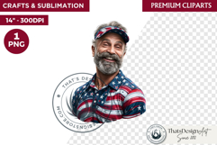 4th of July PNG independence day Patriotic Americana clipart Product Image 1