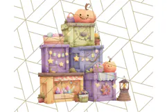 Halloween Candy Shop Clipart PNG, Trick or Treat Clip Art Product Image 2