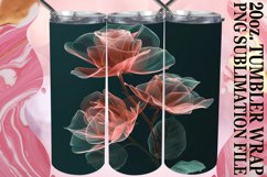 Floral Fantasy Mug Design Sublimation Whimsy Product Image 1