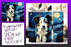 Dog Painting Tumbler Wrap - Abstract 20oz Art Product Image 1