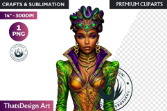 Mardi Gras Carnival Masquerade Clipart PNG scrapbooking Product Image 1