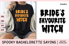 Spooky Bachelorette Party Saying SVG | Favourite Witch Product Image 1