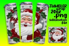 LIVELY 20oz Tumbler Wrap Design , 3D Xmas Product Image 1