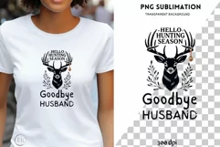 Hello Hunting Season PNG, Girly Hunting Sublimation Design Product Image 1