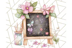 Bookish Fairy PNG Clipart, Whimsical Reading Elements Png Product Image 2