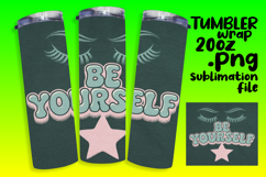 20oz Tumbler Template for All Occasions , Woman Eyes Product Image 1
