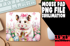Sweet Desk Mat Sublimation Designs, Cute Easter Product Image 1