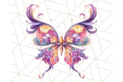 Colorful Butterfly Clipart PNG Clipart, Rainbow Butterfly Product Image 2