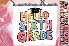 Vibrant Education Design Wrap 20oz Tumbler Product Image 1