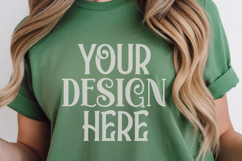 Grass Comfort Colors 1717 Christmas Mockup, CC 1717 Product Image 1