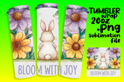 Trendy 20oz Tumbler Wrap File , Easter Product Image 1