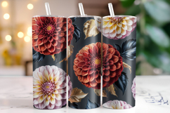 Flower Tumbler Wrap | Sublimation | Tumblers Product Image 1
