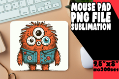 whimsical MOUSE MAT Fun Ideas, Monster Product Image 1