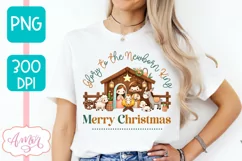 Christmas nativity PNG sublimation, Christmas Christian PNG Product Image 4