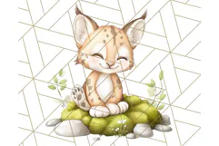 Woodland Nursery Baby Animals And Fantasy Forest PNG Clipart Product Image 2