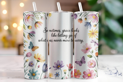 Floral Tumbler Wrap | Sublimation | Tumblers Product Image 1