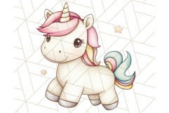 Fairy Tale Unicorn PNG Pastel Magic Clipart, Fantasy Rainbow Product Image 2