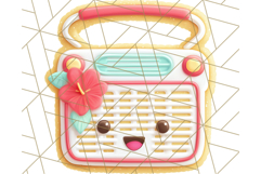 Summer Cookie Character PNG, Cute Beach Clipart Tropical Png Product Image 2