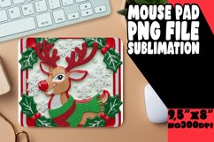 Sweet Desk Mat Sublimation Designs, 3D Xmas Product Image 1