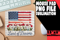 RADIANT MOUSE MAT SUBLIMATION IDEAS, Patriotic Product Image 1