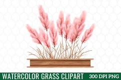 Watercolor Grass Clipart Product Image 1