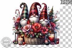 Christmas Gnome Sublimation - Clipart PNG Design Product Image 1