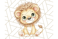 Tiny Zoo Friends Clipart, Cute Cartoon Zoo Animals PNG Product Image 2