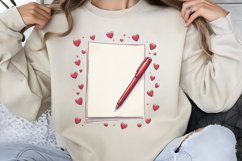 Valentine Love Letters Clipart PNG Product Image 1