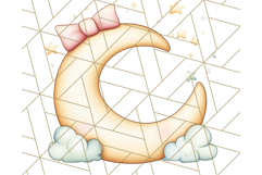 Pastel Plushie Rainbow Clipart PNG, Nursery Baby Animals Png Product Image 2
