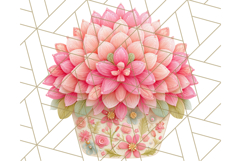 Paper Cupcake Clipart Layered Paper Scrapbook Collage Png Product Image 2