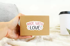 Small Business Thank You Stickers - Made With Love Product Image 3