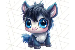 Farm Animals Kawaii Clipart PNG, Cute Barnyard Animal Product Image 2