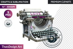 Dreamy Love Assets Vintage Valentine Graphics PNG clipart Product Image 1