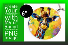 Giraffe Round Design - Spring Designs Product Image 1
