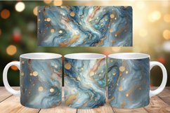 Mug Wrap Sublimation - watercolor marble Product Image 1