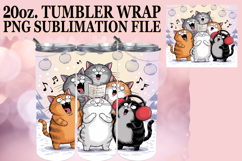 ENCHANTING VIBES 20oz TUMBLER WRAP, Funny Cat Product Image 1