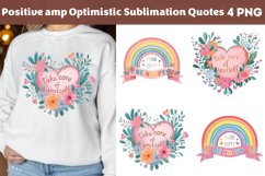 Positive &amp; Optimistic Sublimation Quotes Product Image 5
