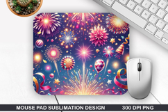 Mouse Pad Sublimation, 4th Of July Mouse Pad PNG Design Product Image 1
