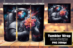 Beautiful 20oz Tumbler Artwork , Astronaut Product Image 1