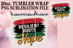 JOYFUL PRESENT 20oz TUMBLER WRAP, Juneteenth Product Image 1