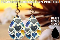 VIBRANT Teardrop Earrings Ideas, Heart Product Image 1