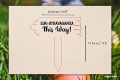 Easter Egg Hunt Arrow Sign Laser Cut | Glowforge | SVG Product Image 2