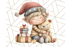 Storybook Santa &amp; Friends PNG Clipart, Christmas Png Clipart Product Image 2