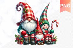 Christmas Gnome Sublimation - Clipart PNG Bundle Product Image 5
