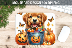 Watercolor Dog Mouse Pad Sublimation - Animal PNG Product Image 1