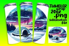 Sublimation Scenic and Coaster Tumbler Wrap 20oz Product Image 1