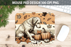 Dog Mouse pad Sublimation - Thanksgiving PNG Design Product Image 1