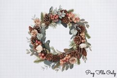 Rustic Christmas Sublimation Clipart PNG Product Image 1