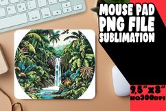 Sublimation Scenic and Coaster Mouse Pad PNG Product Image 1