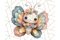 Cute Insects Clipart, Cartoon Bugs, Bug PNG Illustrations Product Image 2